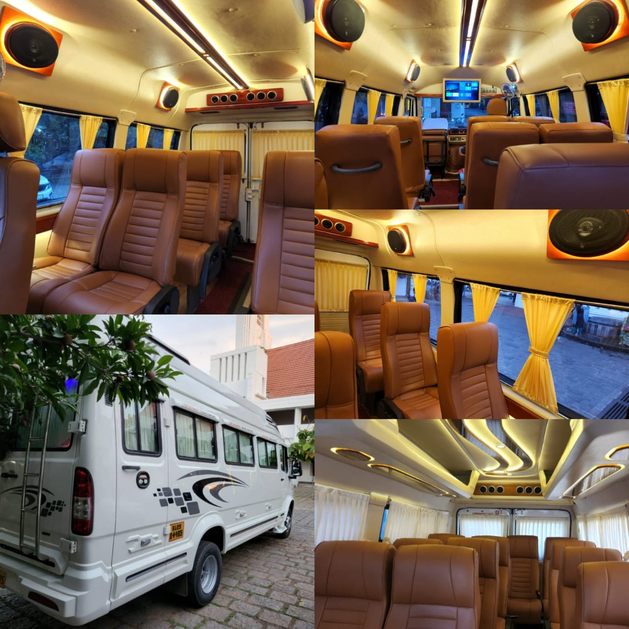 premium tempo traveller 12 seat premium tempo traveller in kochi
